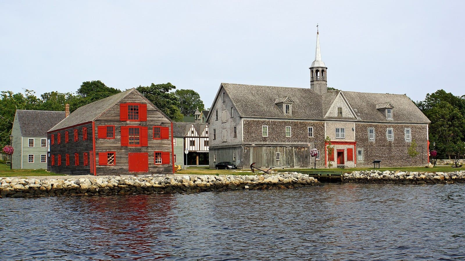 Shelburne harbour at sunset